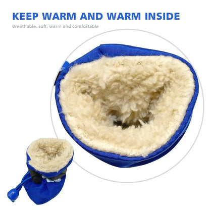 Waterproof Winter Pet Dog Shoes(4 pieces)