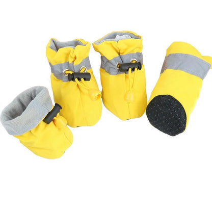 Waterproof Winter Pet Dog Shoes(4 pieces)