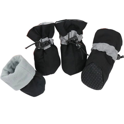 Waterproof Winter Pet Dog Shoes(4 pieces)