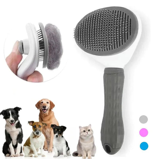 Self-cleaning Pet Hair Remove Comb For Cats and Dogs